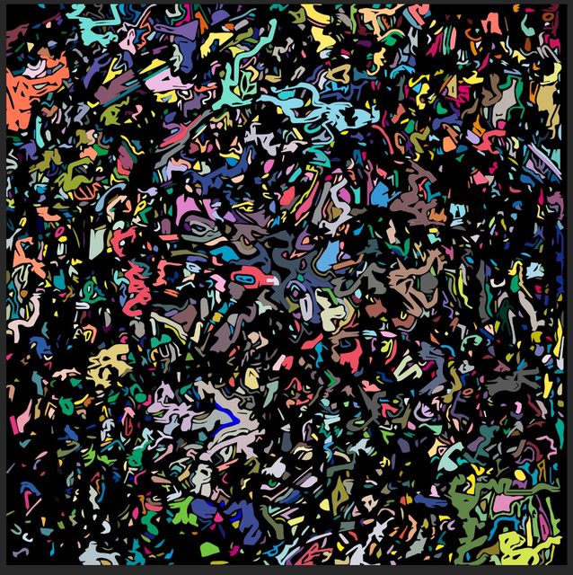 Confetti Black